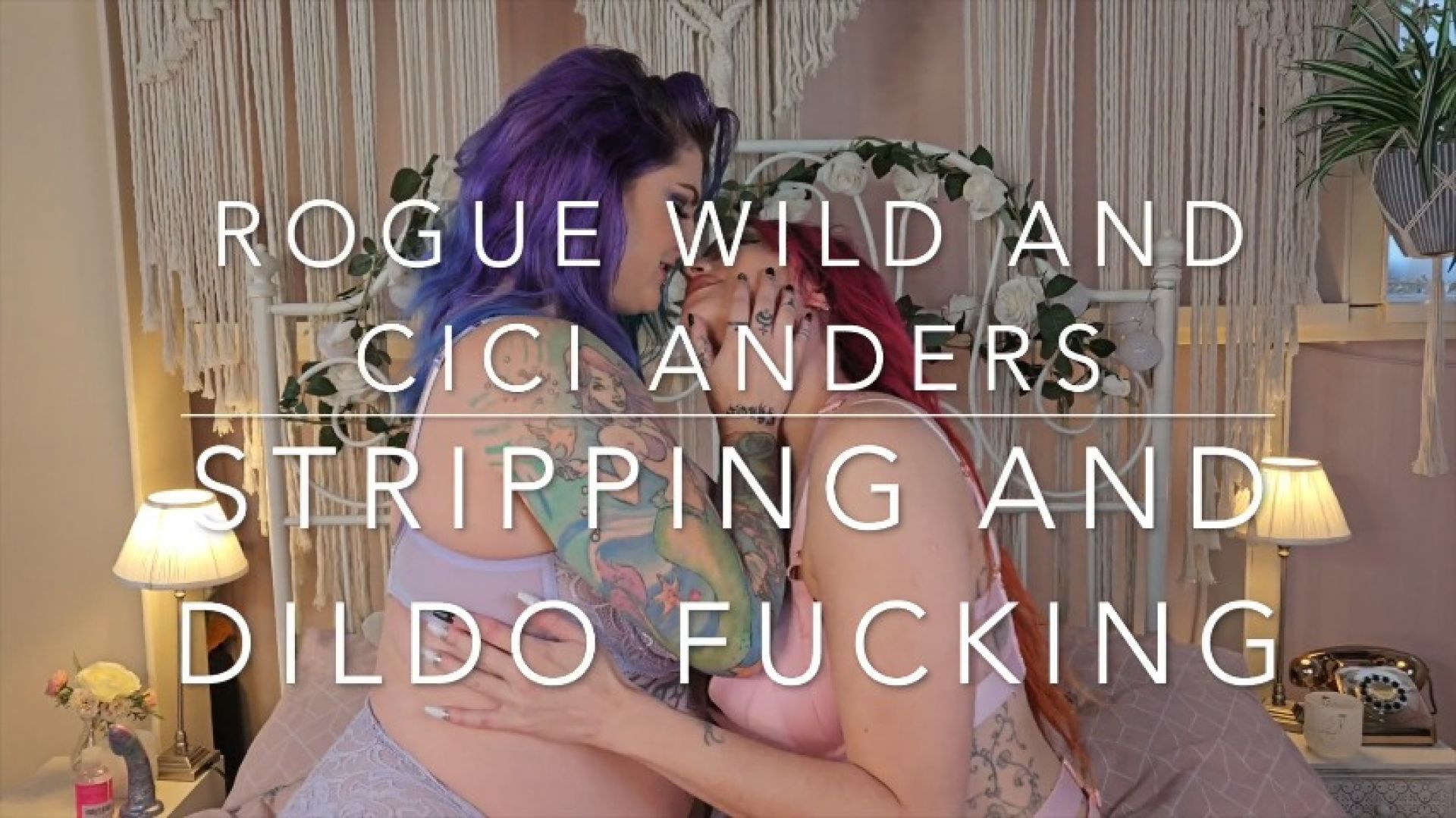 Cici Anders and Rogue Wild dildo fucking