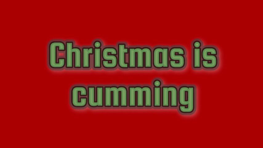 christmas is cumming