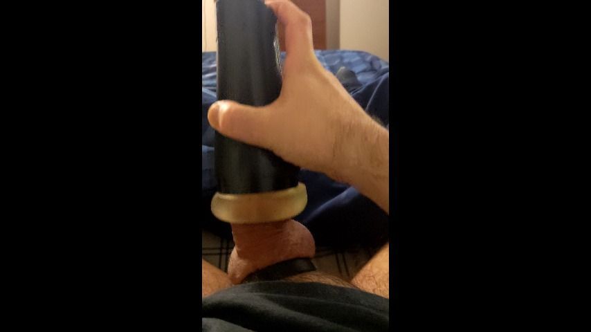 Jerking off my thick cock