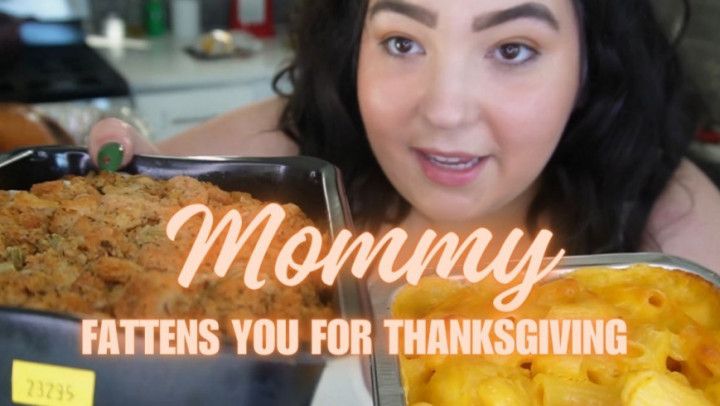 BBW Mommy Feeder Stuffs You for Thanksgiving