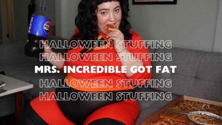 Halloween Family Sized STUFFING* Mrs. Incredible Got FAT