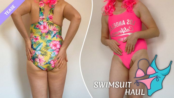 Transsexual Sissy Girl Swimsuit Haul #1