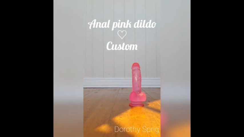 Anal Pink Dildo|Custom