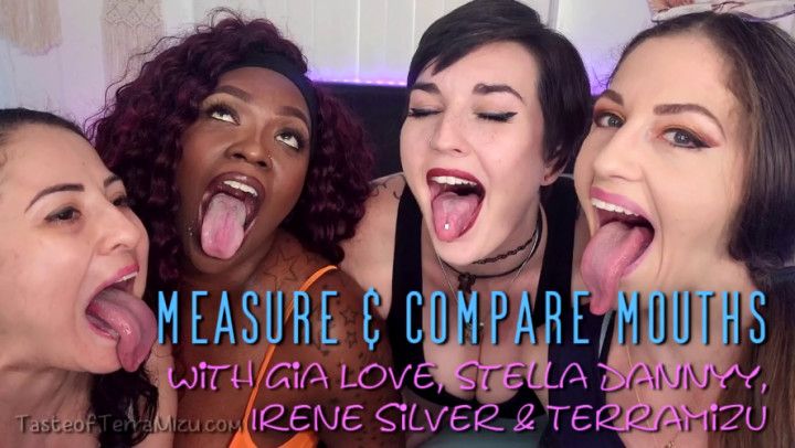 Measure &amp; Compare Mouths - Gia, Stella, Irene &amp; Terra