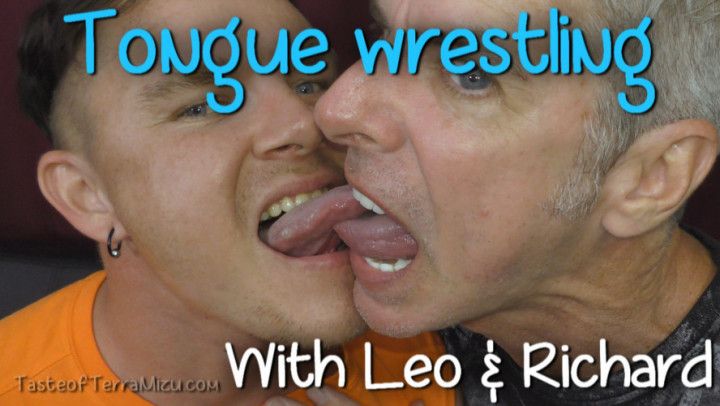 Tongue wrestling - Leo &amp; Richard