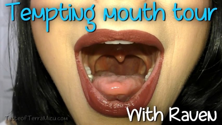 Tempting mouth tour - Raven Eve