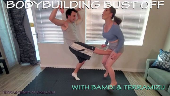 Bodybuilding Bust Off - Bambi Boy &amp; Terr