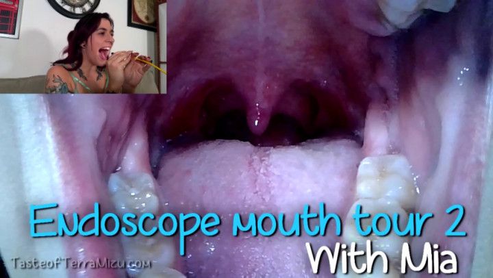 Endoscope Mouth Tour 2 - Mia Hope