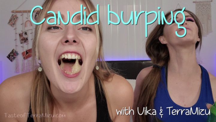 Candid burping - Vika &amp; TerraMizu