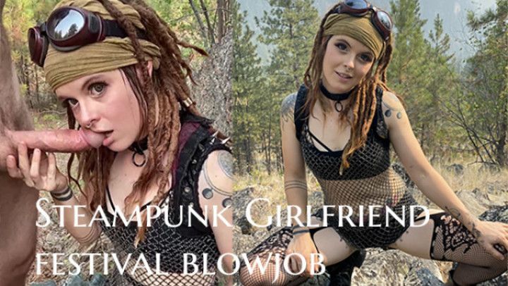 Steampunk Girlfriend Festival Blowjob