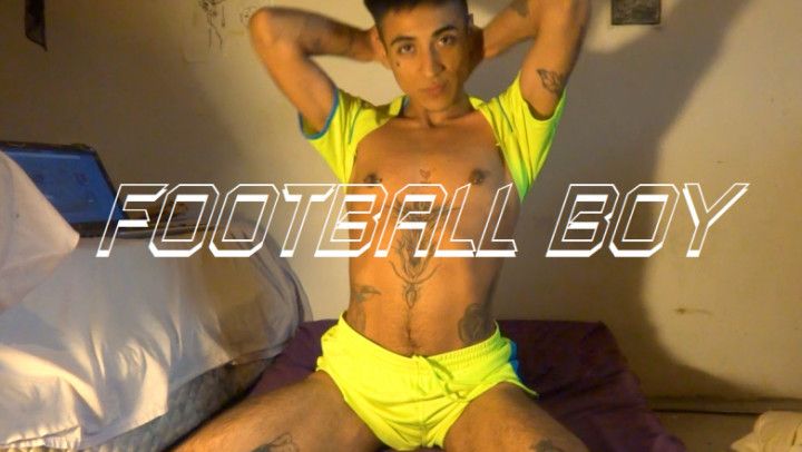 Football Boy FTM jerking off