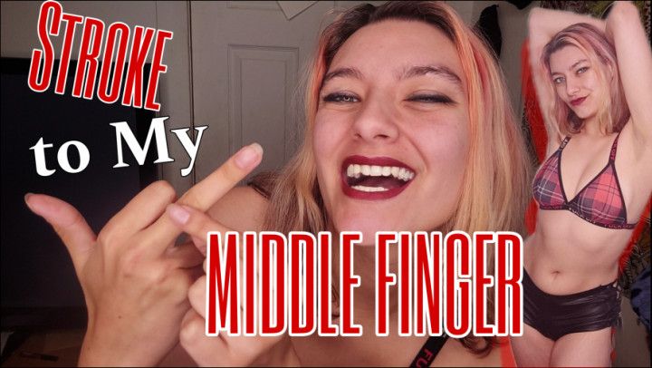 Jerk Off For My Middle Finger Cum Countdown Humiliation