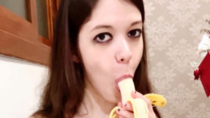 Getting dirty with a banana