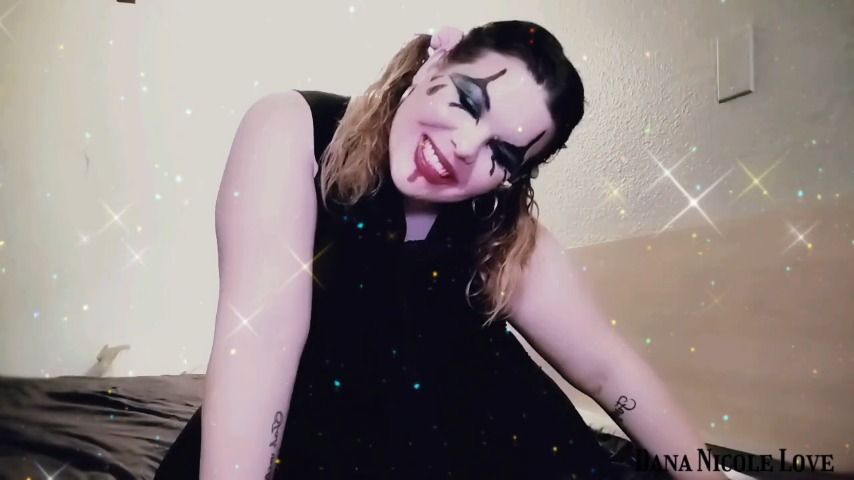 Sfw. Clown makeup, smoking fetish