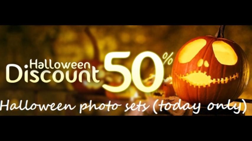 Halloween photo sets 50% off
