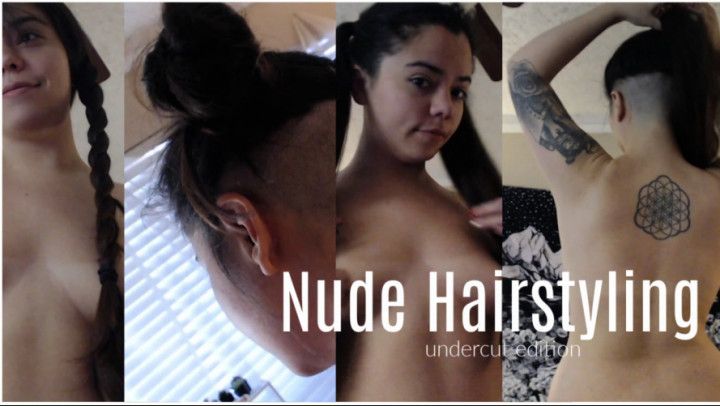 Nude Hairstyling // undercut edition