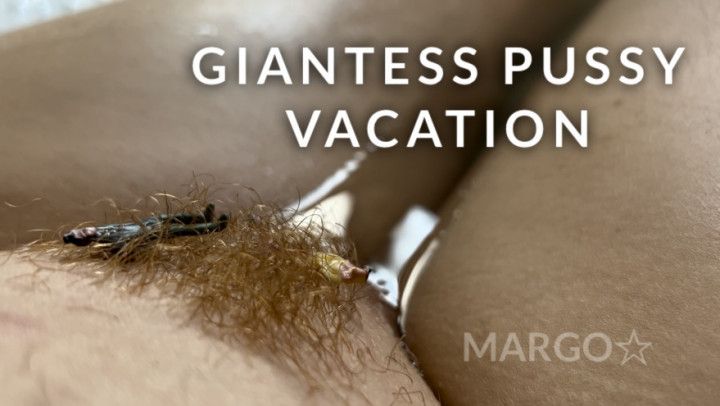 Giantess Pees on Shrunken Tinys then Plays with Giant Pussy