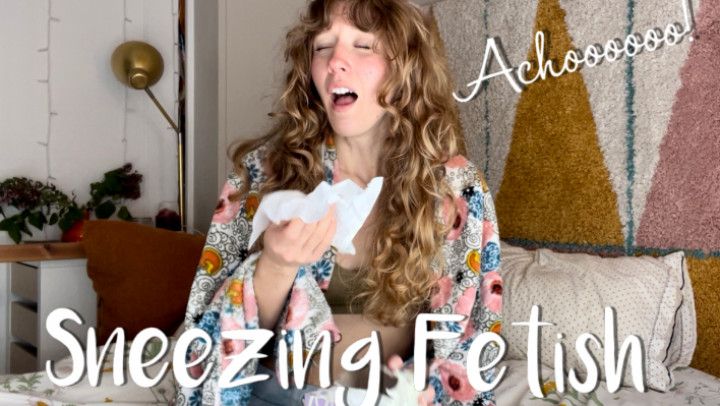 Sneezing Fetish - Achoos 4 U - Hot Girl Sneezes