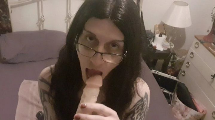 POV T-Girl Cocktease BJ and humilation