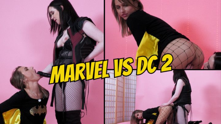 Marvel vs DC 2: Cosplay Strap On Fucking + Suck w. Chloe Toy