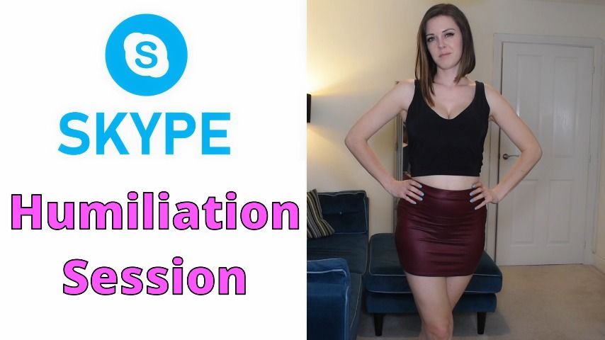 Webcam Humiliation Session