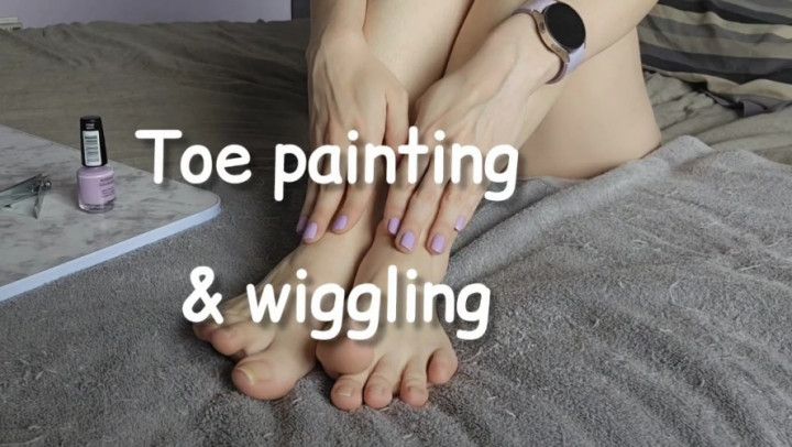 Toe Painting and Wiggling