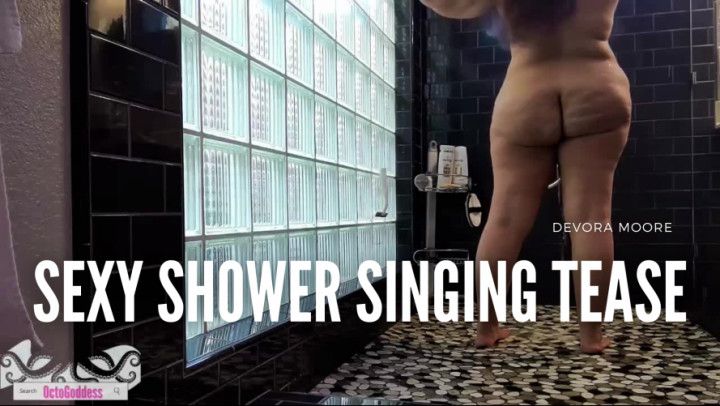 Seductive Silly Shower Singing Spy BBW