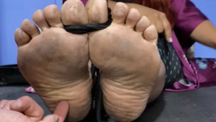 Dirty Soles Tied &amp; Tickled