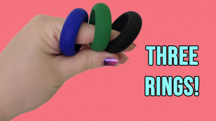 Silicone Cock Ring Trio by Je JoueSex