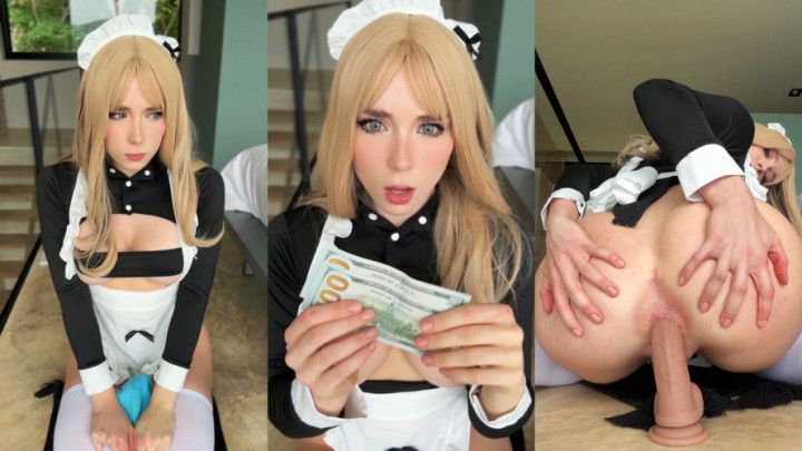 Solo Anal Roleplay - Maid Fulfill Master Requests for Reward