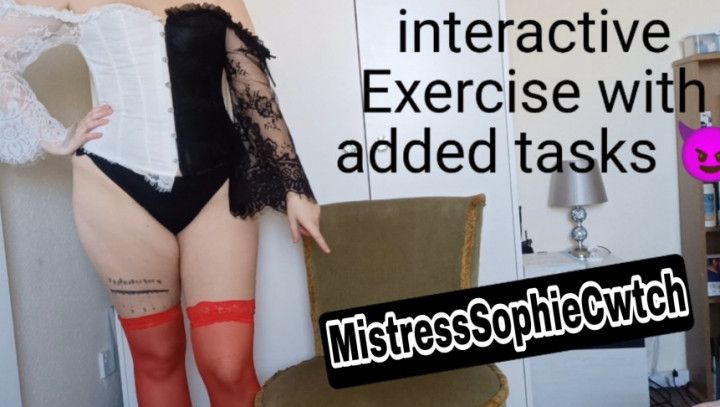 Excerise with kinky tasks