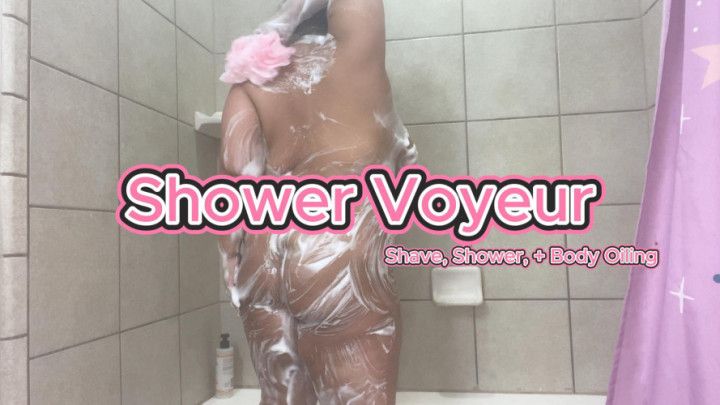 Pervy Little Shower Voyeur