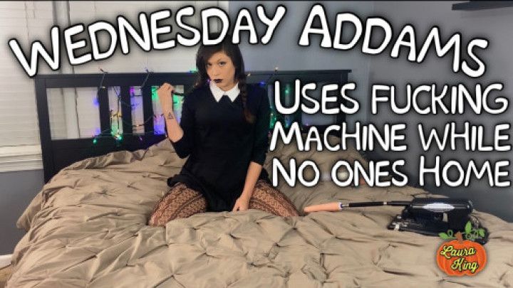 Wednesday Addams Uses Fucking Machine