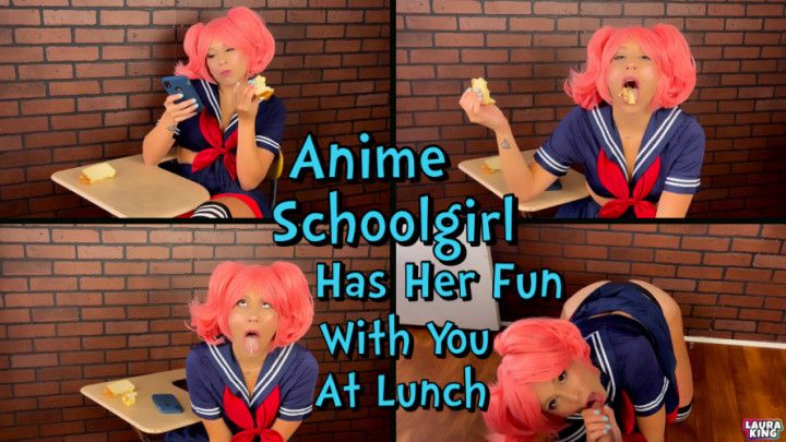 Anime Schoolgirl Has Her Fun With You