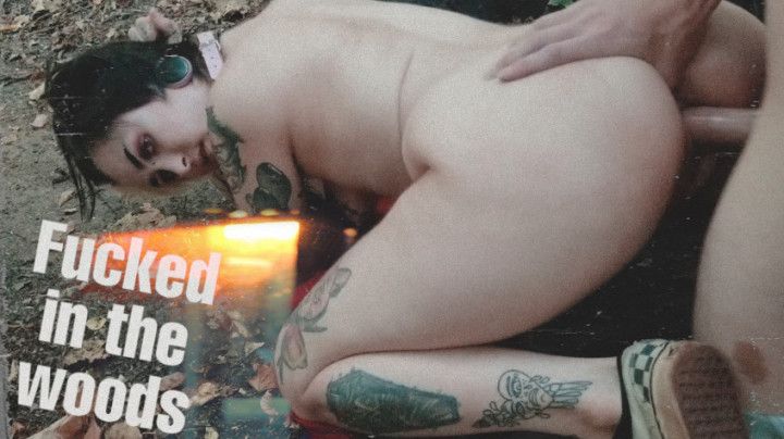 CUTE TATTOOED SLUT FUCKED IN THE WOODS