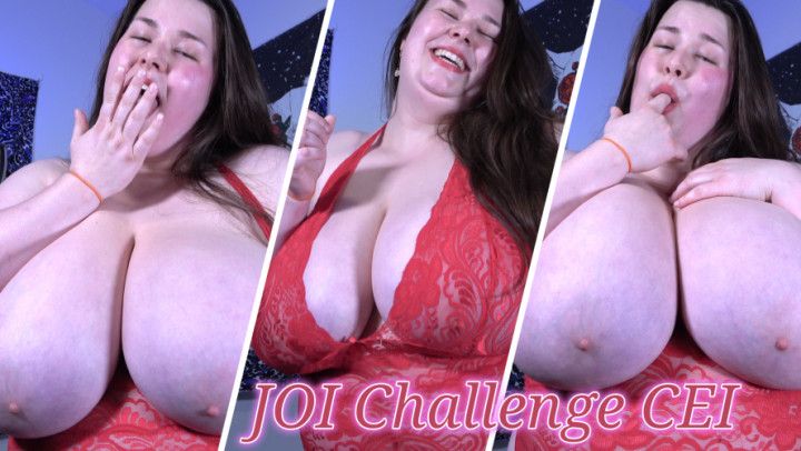 Busty JOI Challenge Femdom CEI 4K