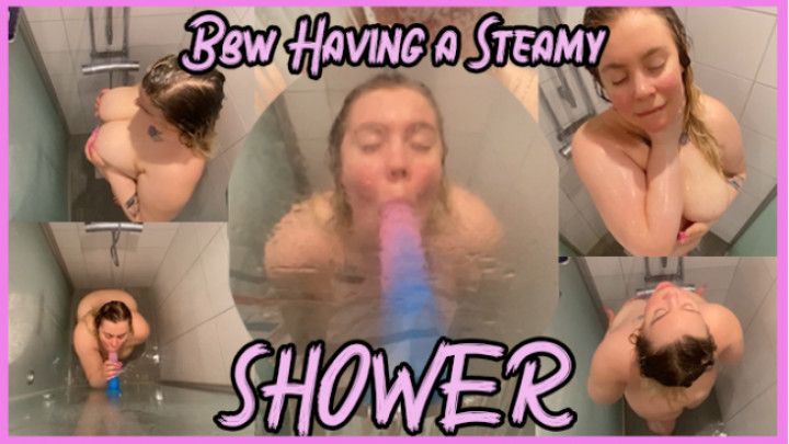 BBW Takes a Steamy Shower