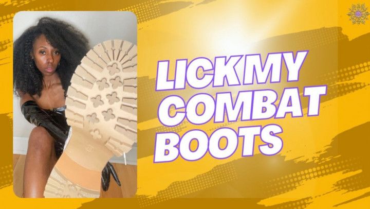 Lick My Combat boots