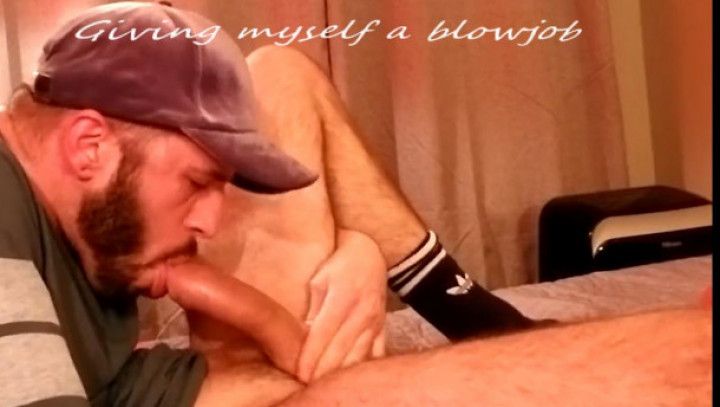 Giving Myself a Blowjob