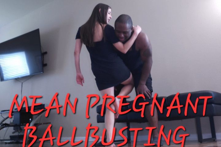 MEAN PREGNANT BALLBUSTING