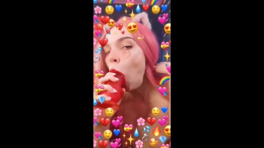 FREE Huge Dildo Deepthroat Throat Fuck