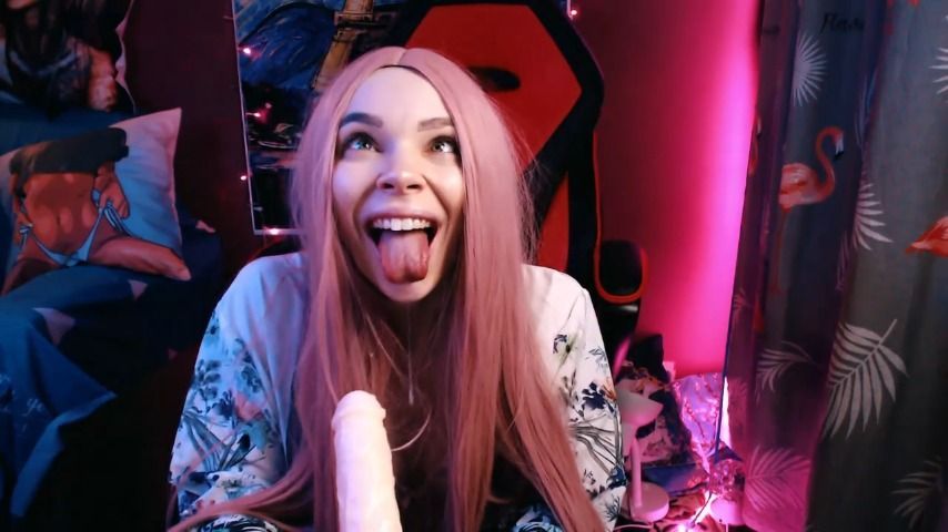 Ahegao / O-Face Blowjob and Deepthroat