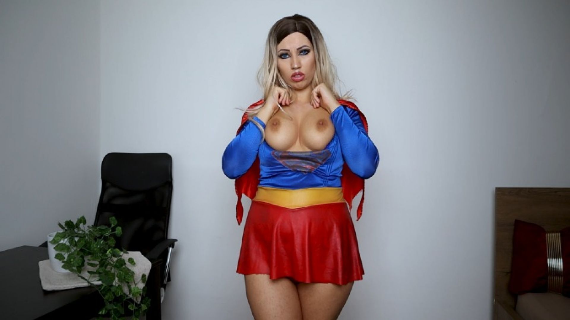 Superman's sperm transforms me into Superwoman HD