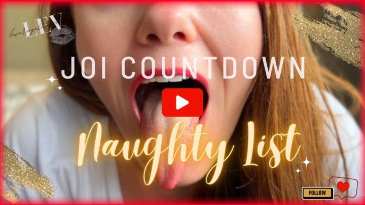 Naughty List Christmas JOI Count Down- 557