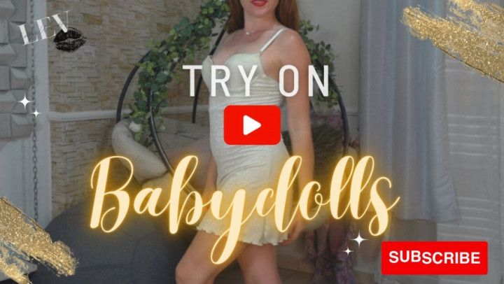 Babydoll NSFW Try-On Haul Director's Cut LeverageURAssets 21