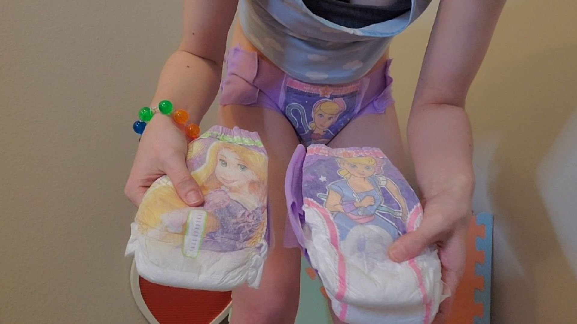 Comparing and Reviewing Two Tiny Huggies Pullups