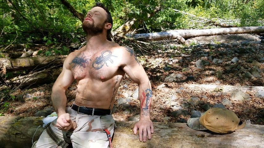 The Great Outdoors solo jerk off