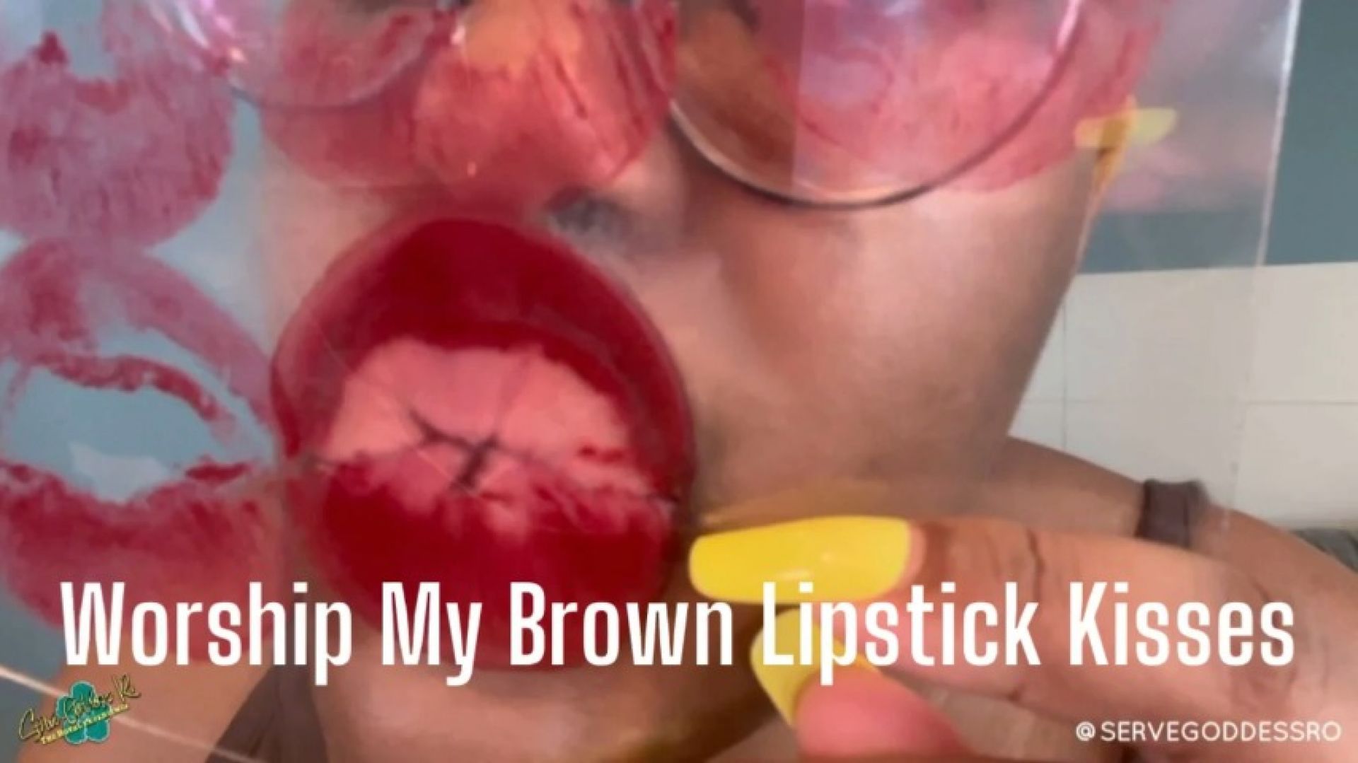 Worship My Brown Lipstick Kisses - Royal Ro ebony lips