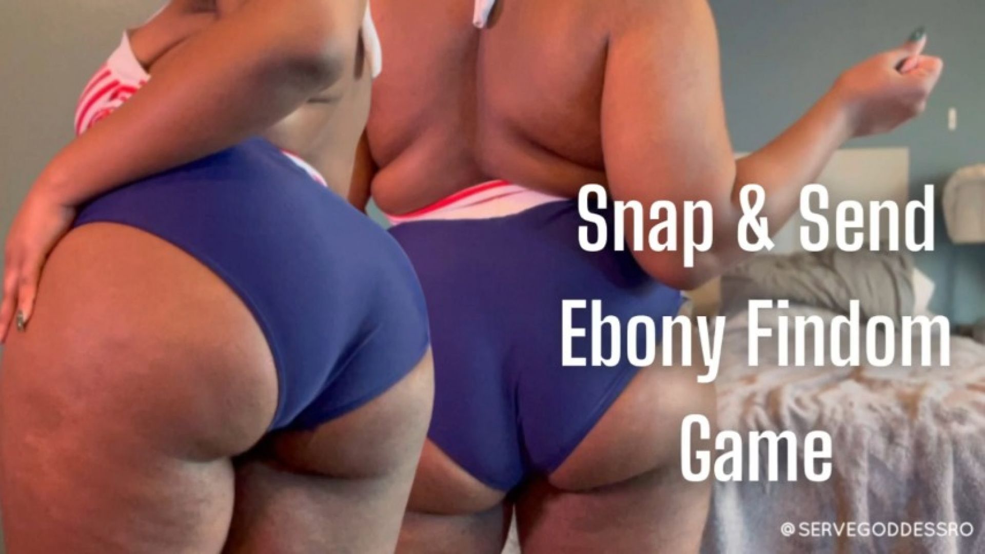 Snap and Send Ebony Findom Game - Royal Ro sensual worship