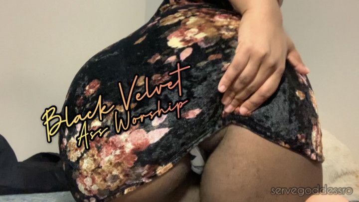 Black Velvet Ass Worship